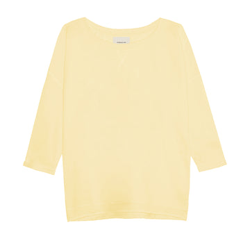 Bright Yellow Loose Fit Sweater