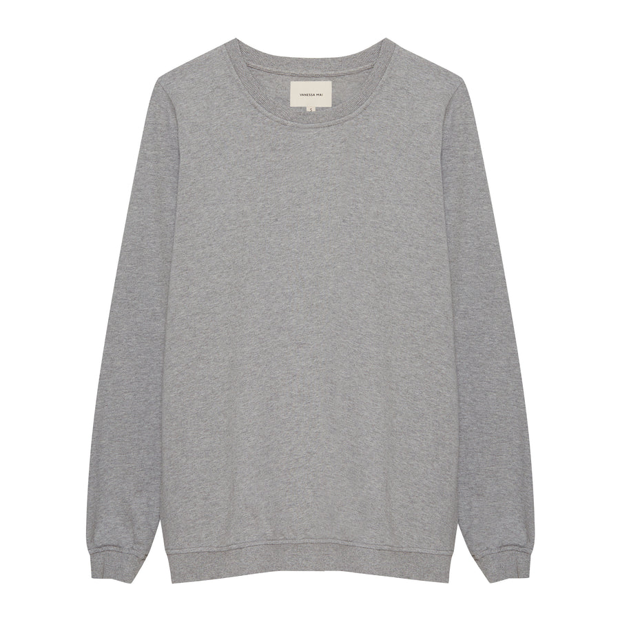 Grey Melee Basic Sweater